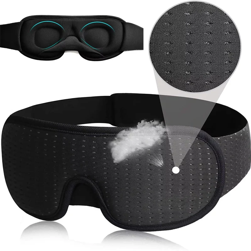 Eye Mask Breathable 3D Sleeping Eye Cover Unisex Eye Patches Comfortable Sleep Easy To Wash And Clean Travel Essentials Eyeshade