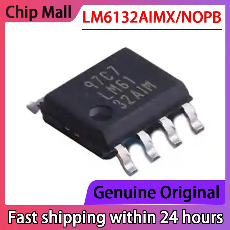 Paquete de amplificador operativo LM6132AIM LM6132AIMX/NOPB, nuevo y Original, 5 piezas, SOP8