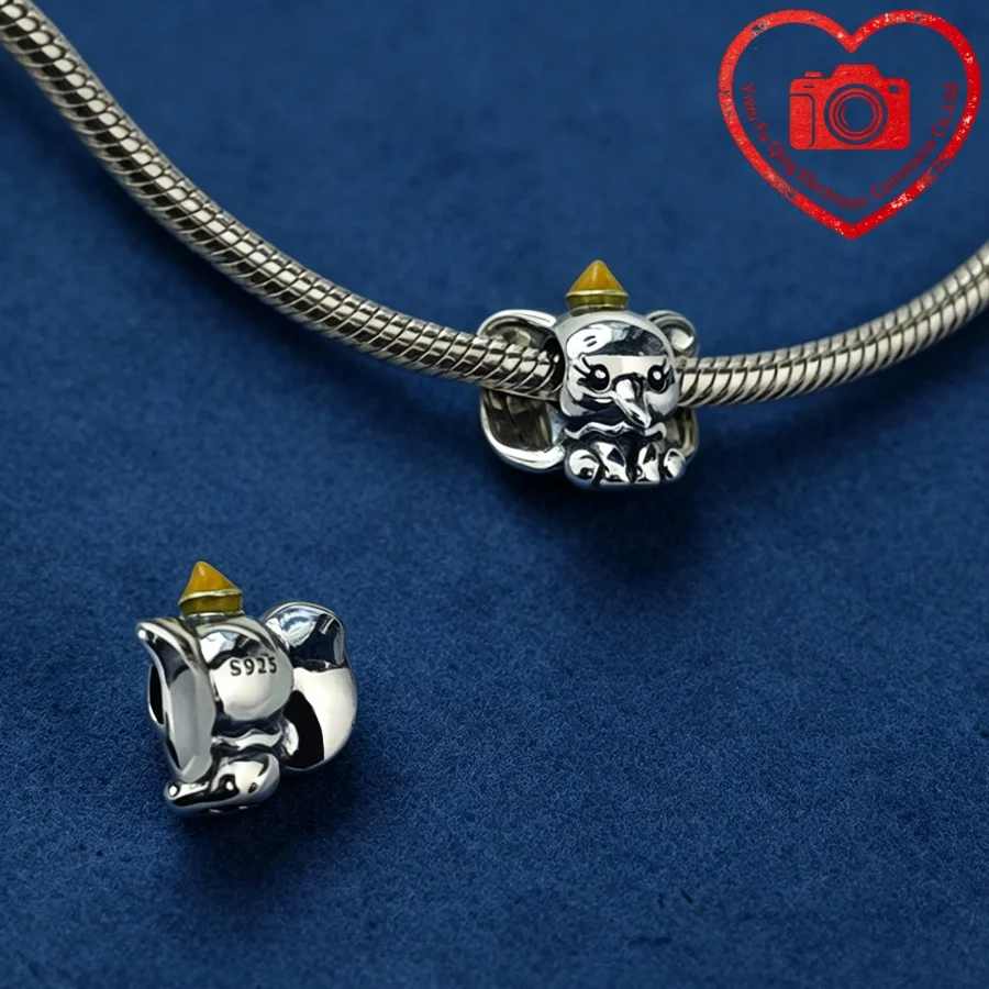 Neue Original-Charms DIY Schmuckgeschenke für Frauen Fuchs Hase Huhn Schwein Haustier Hund Elefant Perlen passend für 925er Silberarmbänder Zubehör