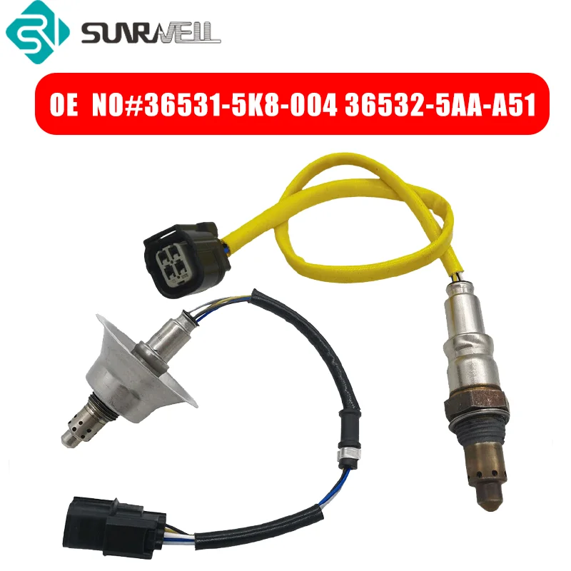 

2pcs 36531-5K8-004 36532-5AA-A51 Up & Downstream Oxygen O2 Sensor For Honda Civic 1.5L 2016-2020 Honda CR-V 1.5L 2017-2020