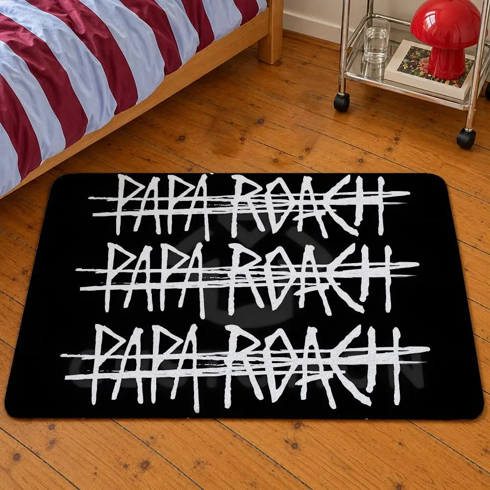 Band Papa Roach Infest Last Resort Floor Mat Soft Flannel Entrance Doormat Non-Slip Washable Rug For Bedroom Kitchen Home Decor