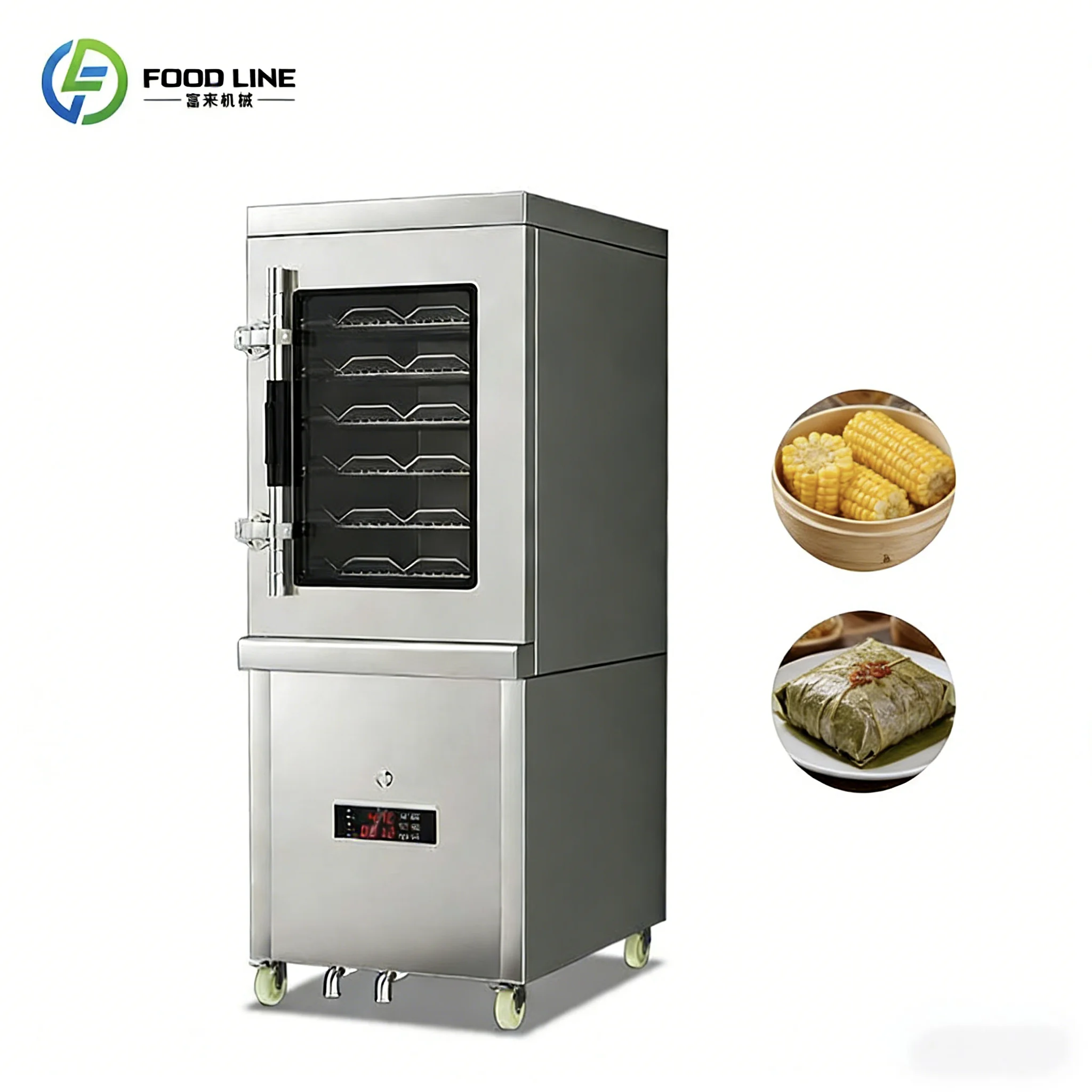 

Customized Electric Steamer Food Professional Steam Cooking Equipment Energy Saving Steam Cabinet