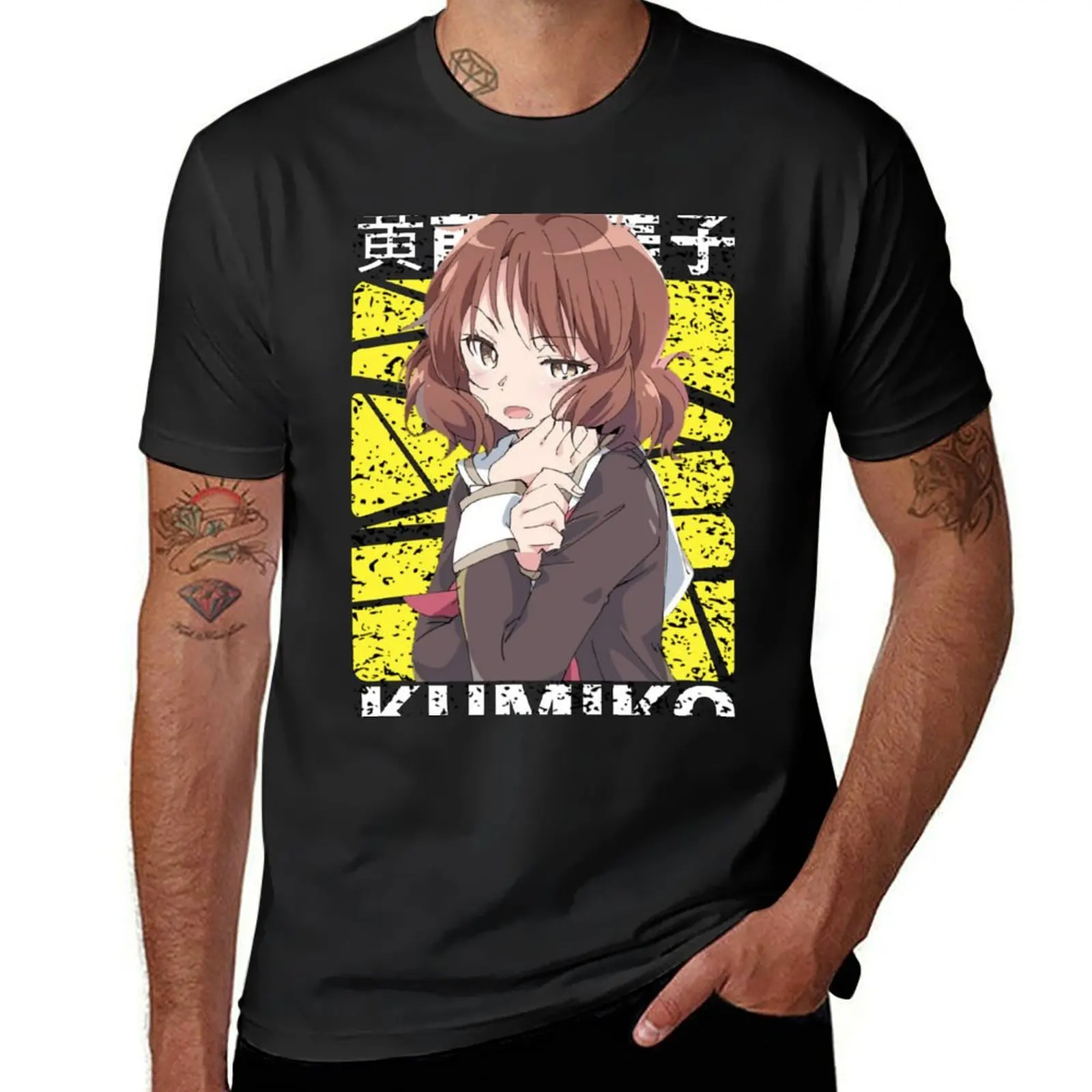 Kumiko oumae T-Shirt customs design your own summer tops customs oversized Men's t-shirts