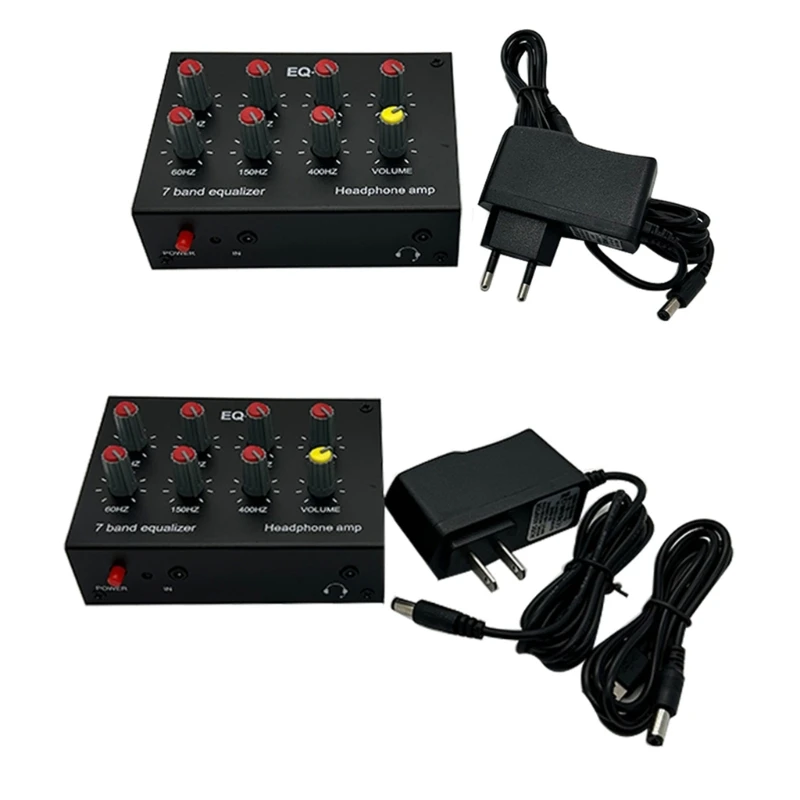 

Car Digital Dual Channel DC5V‑12V Treble Bass Adjustment 12dB Control D46B