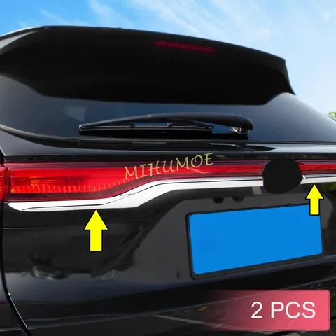 Хромированные накладки на заднюю дверь багажника для Toyota Venza Harrier 2021-2023, аксессуары