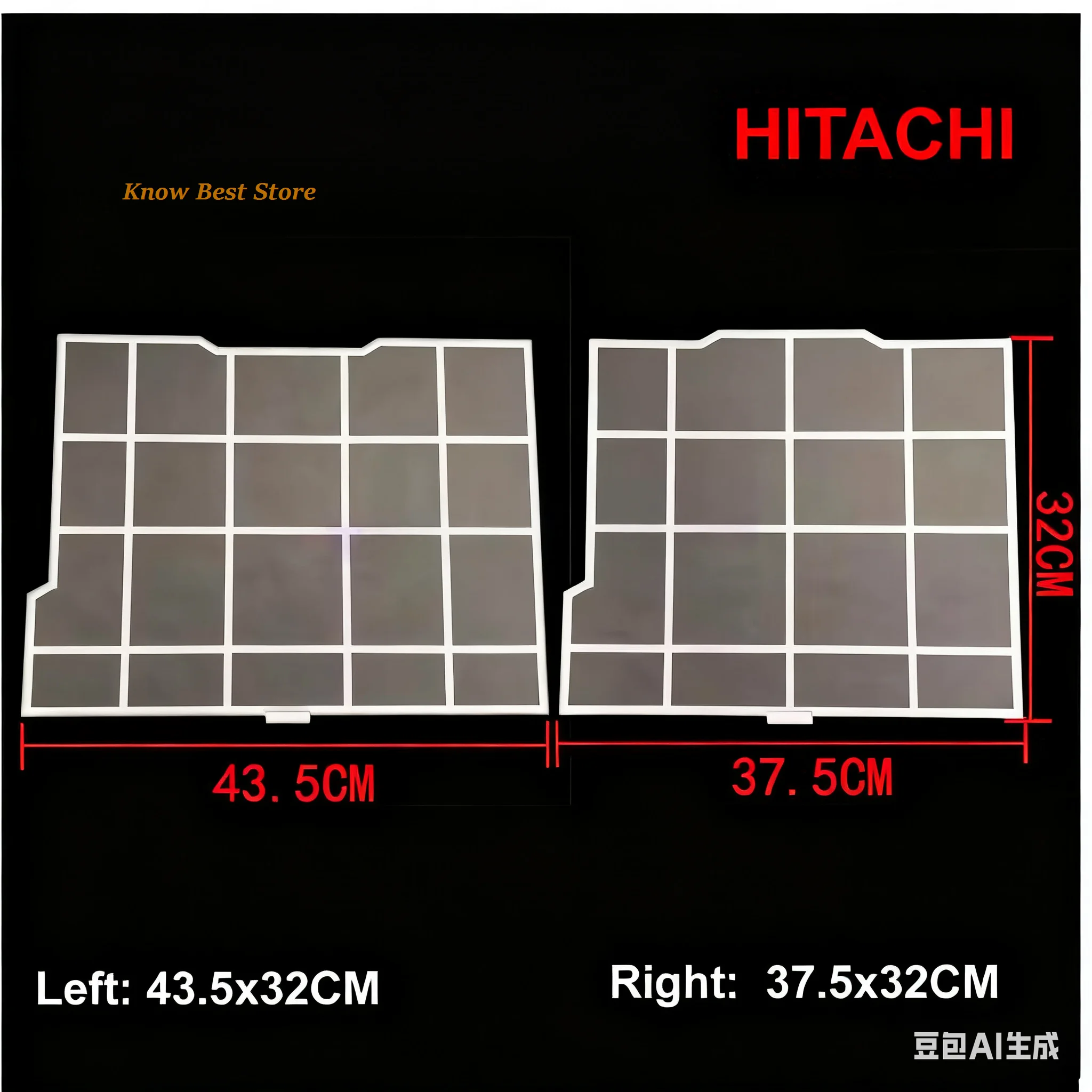 Customized Air Conditioner Filter Sets for Hitachi Various Models (1p/1.5p/2P) Old Machine Custom Home Appliance Parts
