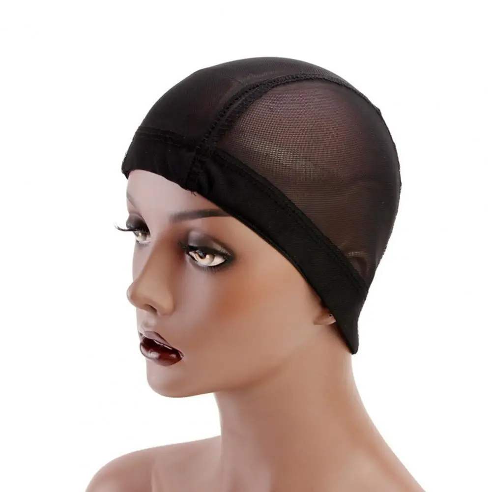 

Mesh Net hairnet Elastic Anti-slip Haircut Protection Soft Dome Stretchable Weaving Cap Breathable Mesh Net Hairnet Headwear