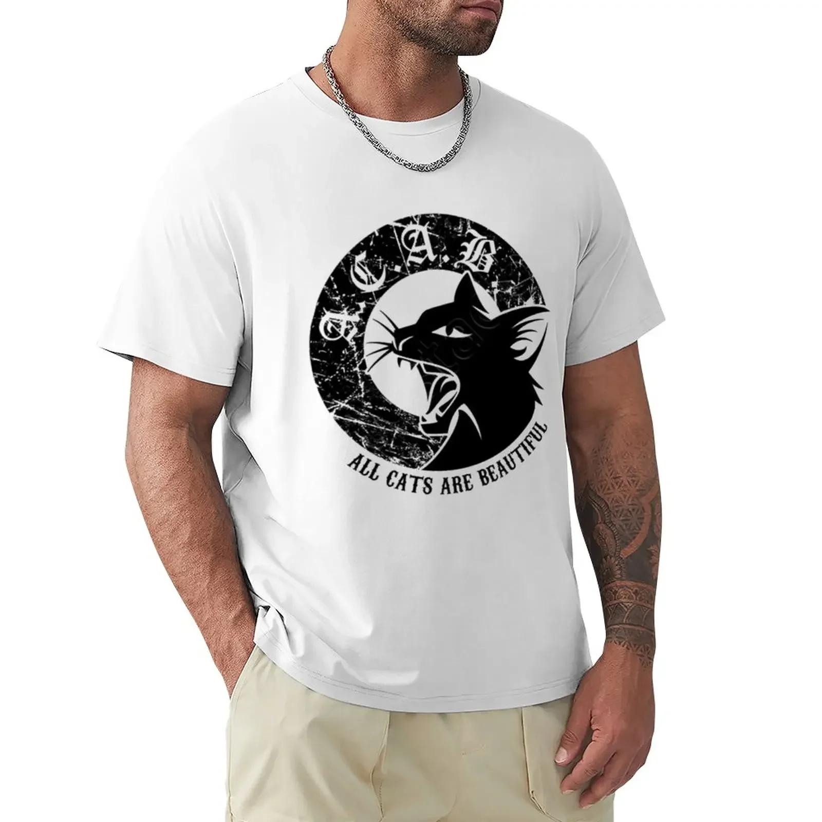 

Acab all cats are beautiful T-Shirt sublime summer clothes slim fit t shirts for men