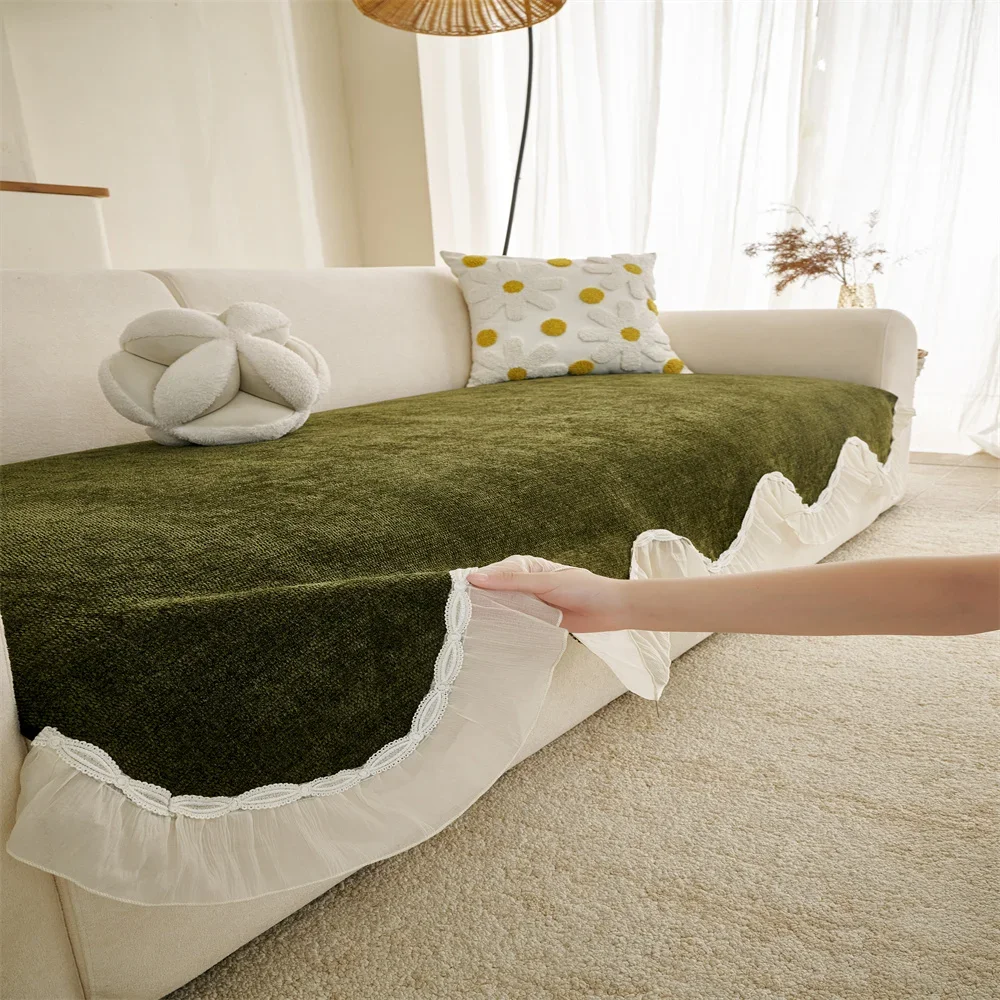 Sofa Cushion New Style Imitation Cotton and Linen All-season Anti-slip Cross-border Sofa Cover Full-cover Sofa Scarf