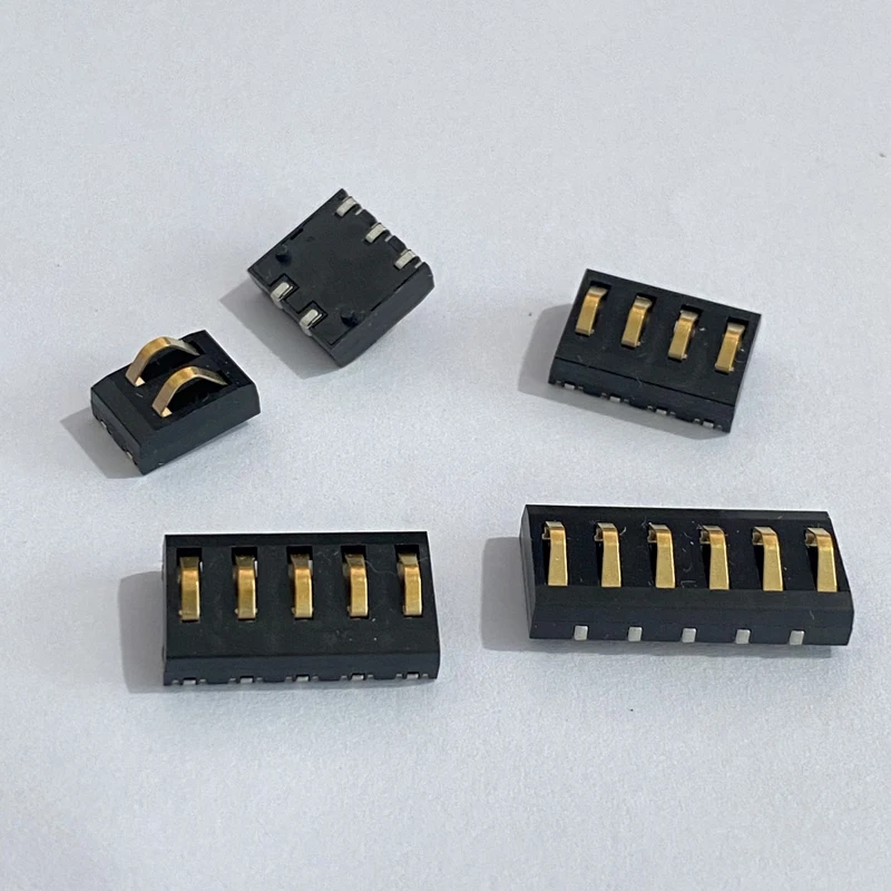 2 Stück Hochstrom-Schiebe-Batterieanschluss 2,5mm 4,0mm Abstand 2-7P Federkontakt-Buchse Stromladeanschluss für Batterien – Detail 4