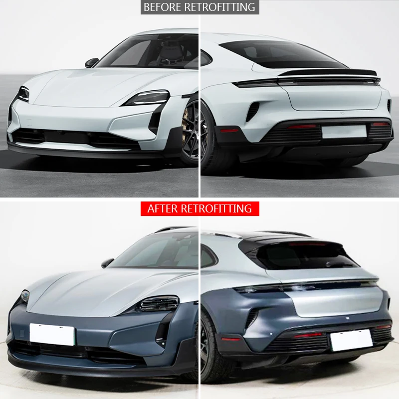 Classic Car Restomod Body Kits2019-2025 Car Modification Turbo GT Front Bumper Bumper Body Kit Original Appearance Upgrade Kit