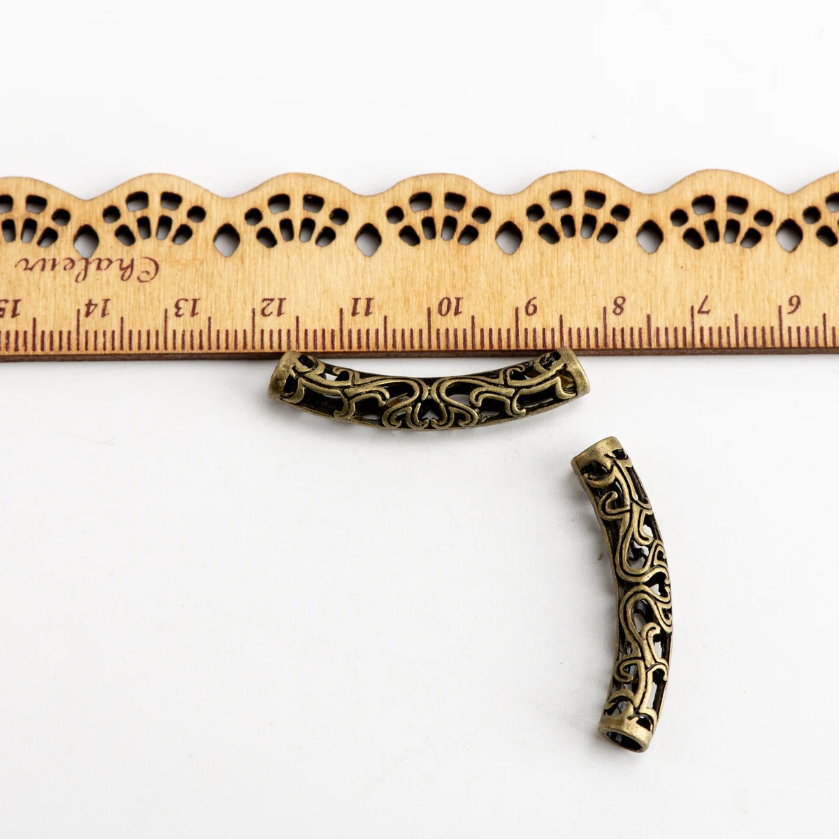 Jewelry finding & components diy make up accessory silver-plate bead Carve patterns handmade diy bracelet necklace #JZ324