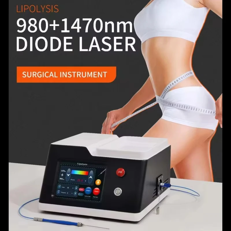 Рисунок 2 - 1470 нм 980 нм Faserdiodenlaser-Lipolyse