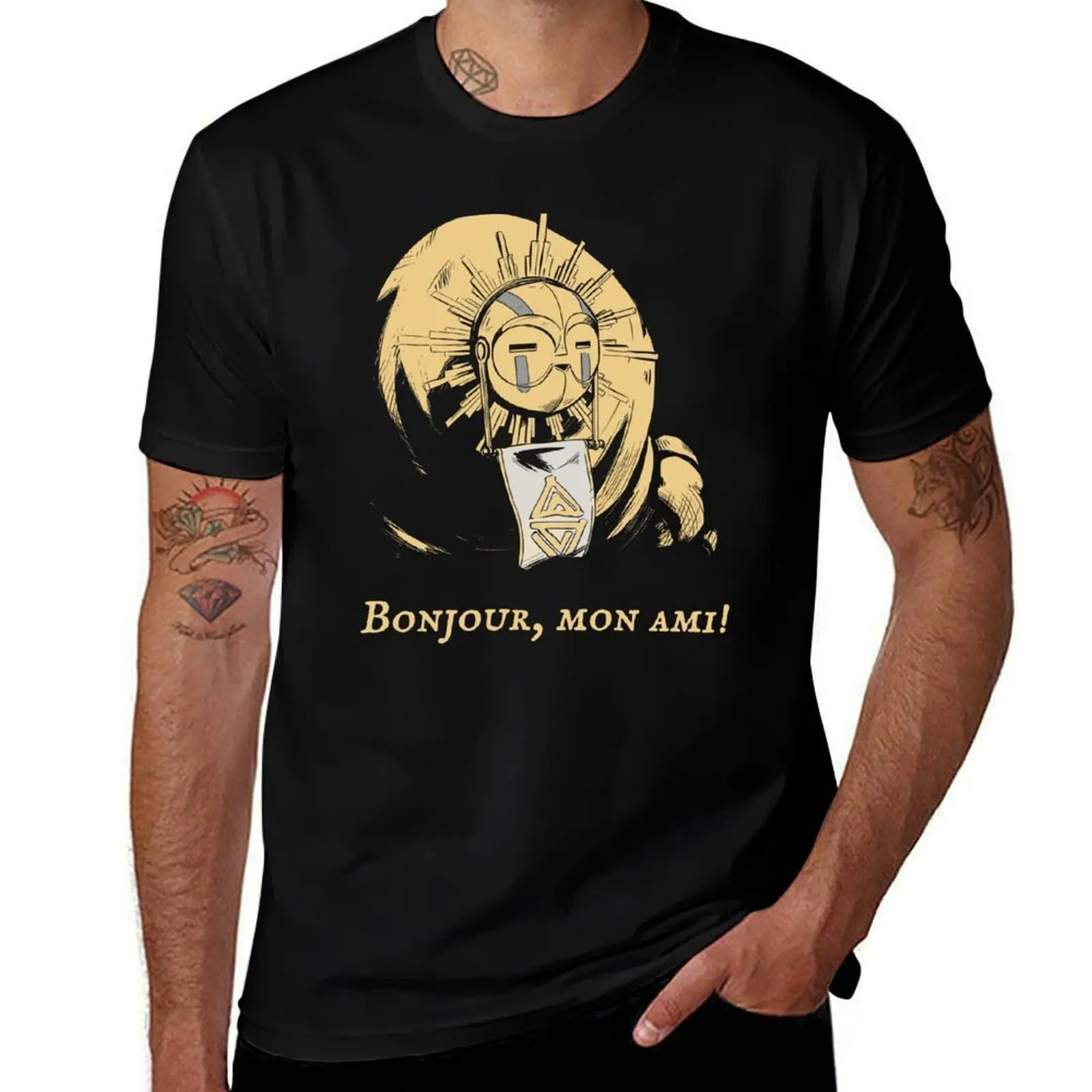 

Clair Obscur Expedition 33 Esquie Gamer Vintage 90s Fan Art T-Shirt t shirt men 100% cotton luxury brand T-Shirt