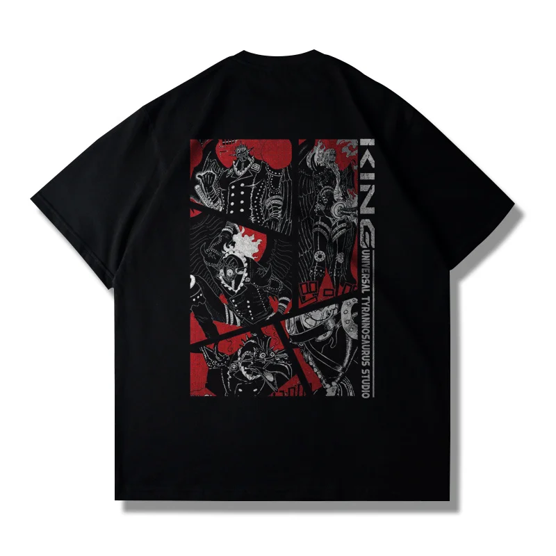 Japanese Anime ONE PIECE ONE PIECE Short-sleeved T-shirt Summer Loose Tide