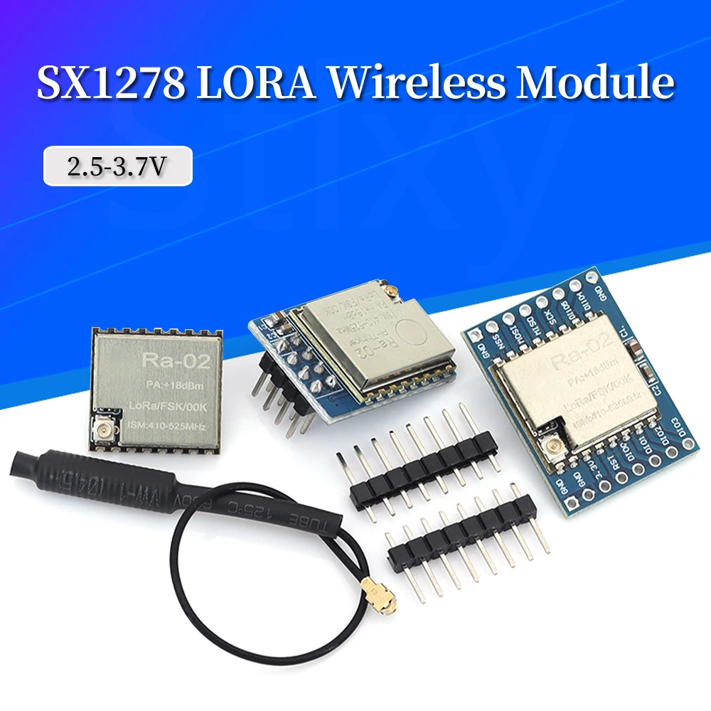 SX1278 LORA spread spectrum wireless transparent transmission module SX1278 433MHZ/SPI in line /Ra-01 Ra-02