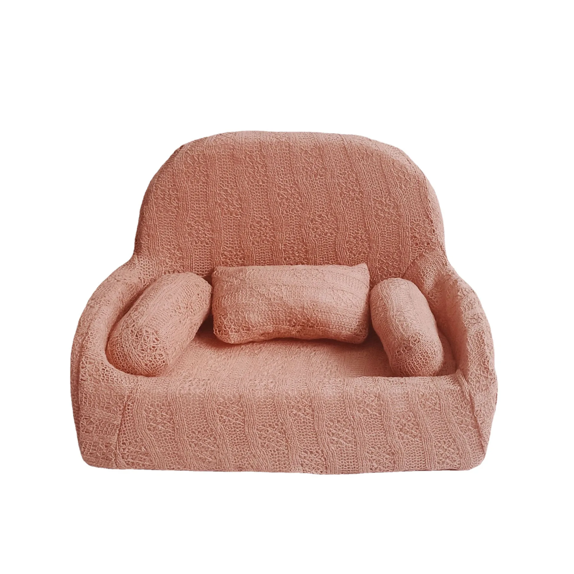 Newborn Photography Props MINI Sofa Chair Full Moon Baby Shooting Sofa Baby Taking Pictures Soft Small Seat Solid Color Sofa