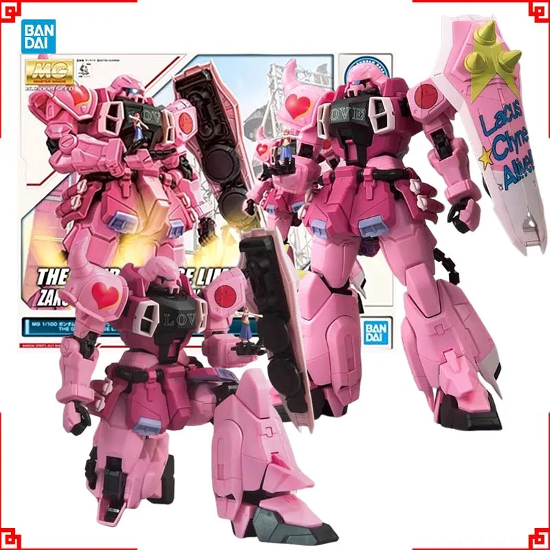 

Bandai Gundam Model Kit MG Zaku Warrior Live Аниме Фигурка Gunpla Строительный комплект Gundam Фигурки Игрушки для мальчиков Подарок