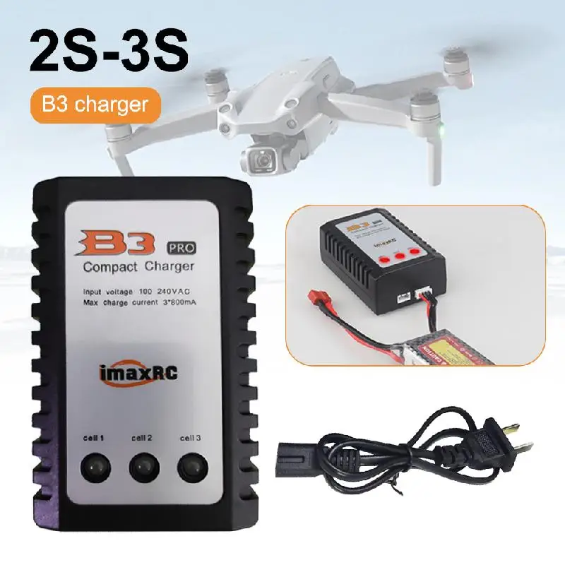 RC LiPo 2S-3S Battery Balancer Charger 7.4V-11.1V RC Pro Compact Charger B3AC IMAX B3 PRO Lipo Battery Compact Charger