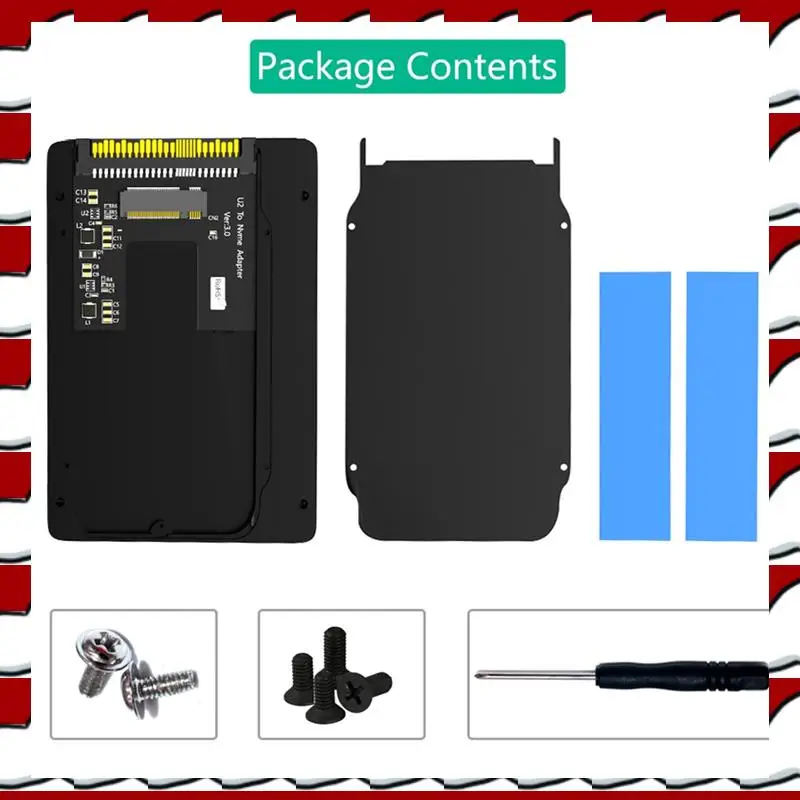 T35C U.2 To NVME Adapter 2.5Inch SFF-8639 PCI-E U2 To M2 M Key Riser Board Enclosure Socket For M.2 SSD Box Converter