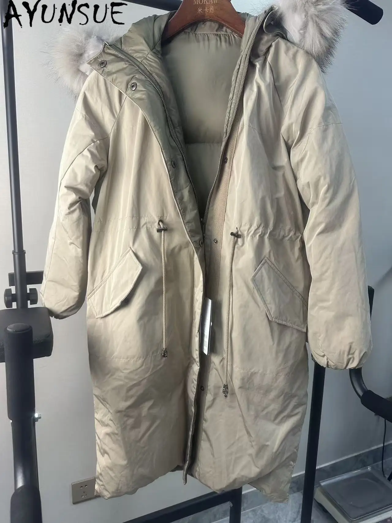 

AYUNSUE Winter Down Jacket Men Clothes 90% White Duck Down Mens Coats Unique Coat Promotion Minor Flaws Non Refund Non Exchange