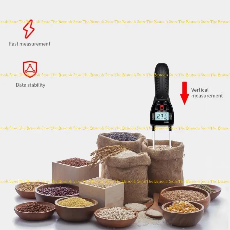 12pf LCD Display Grains Meter Digital Grains Digital Grains พร้อมการออกอากาศด้วยเสียง