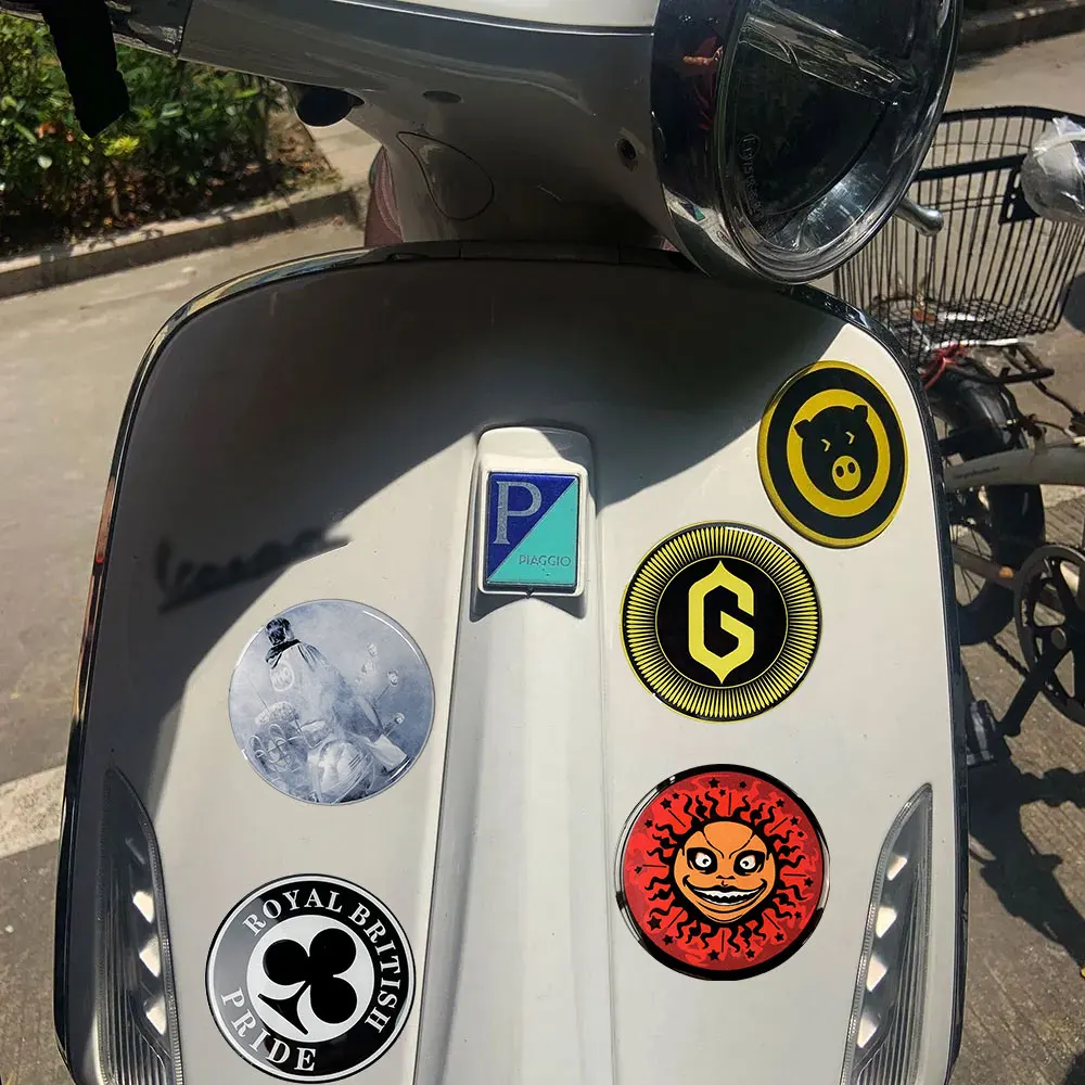 Naklejki magnetyczne 3D Emblemat Motocykl Skuter Naklejki na karoserię dla Vespa 300 Gts Akcesoria PX Sprint Primavera LX 125 50 Special