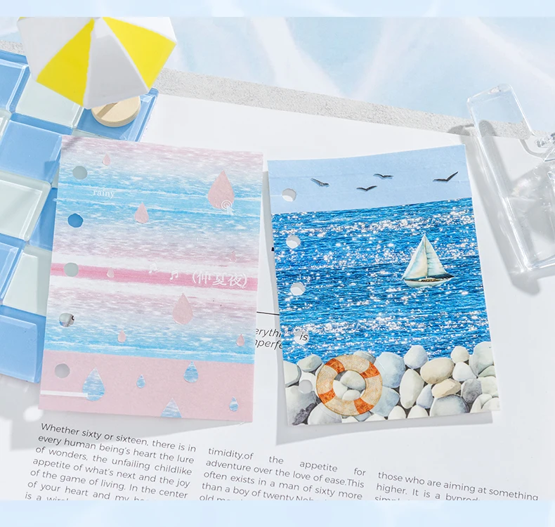 Journal GO 3cmx2M Schimmerndes Lichtwellen-Klebeband für Collage, Junk Journal, Album, Fotorahmen, Geschenkkarte, DIY, Masking Tape – Detail 5
