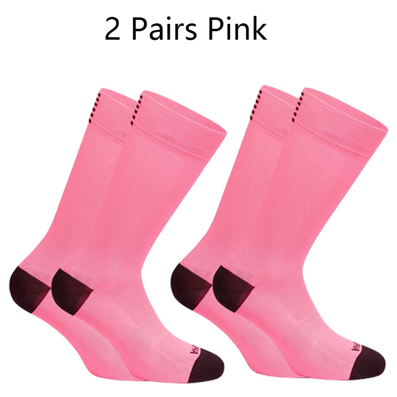 2 Paar Radsocken für Herren, atmungsaktives Mesh, hochwertige Profi-Wettkampfsocken, Marken-Sportsocken, Laufsocken, Rennradsocken