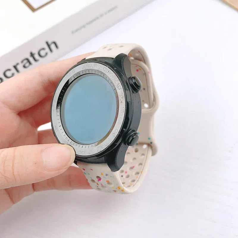 20mm Band For Samsung Galaxy Watch 4/5/6 44mm 40mm 5 Pro 45mm Silicone Bracelet correa Galaxy Watch 6 classic 47mm 43mm strap