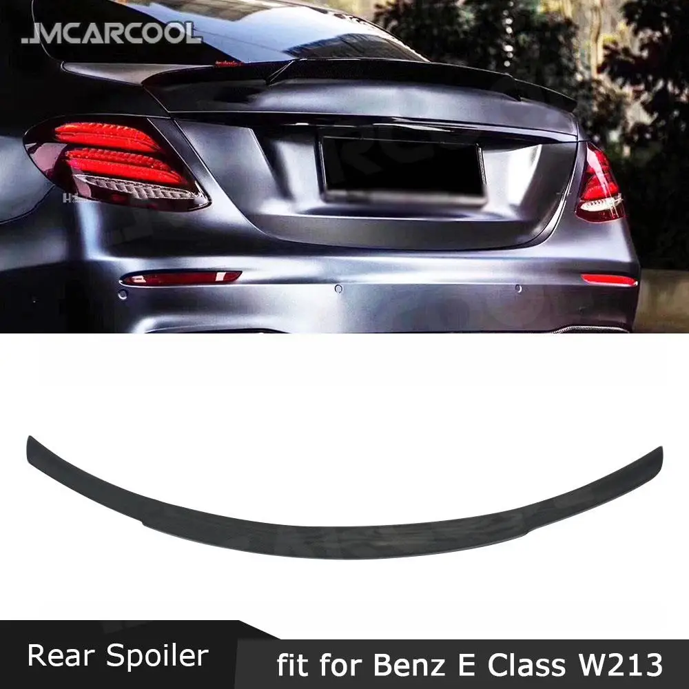 

JMCARCOOL Carbon Fiber Trunk Boot Spoiler Wing For Mercedes Benz E Class W213 E200 E300 E400 E550 Sedan 17-19
