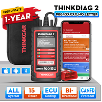 2025 Thinkdiag 2 Ediag plus obd2 diagnostic tools add CAN FD protocol Bluetooth ECU coding Active test All system OBD2 scanner