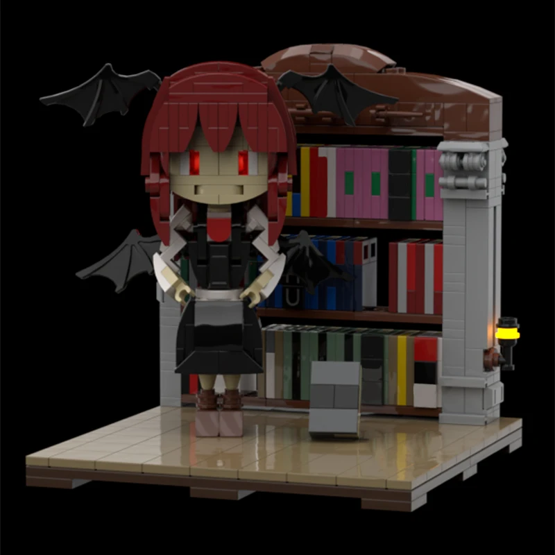

622pcs MOC Koakumaes Chibiess Touhou Chibi Figure Educational DIY Model Building Block Creative Assembly Collector Display Gift