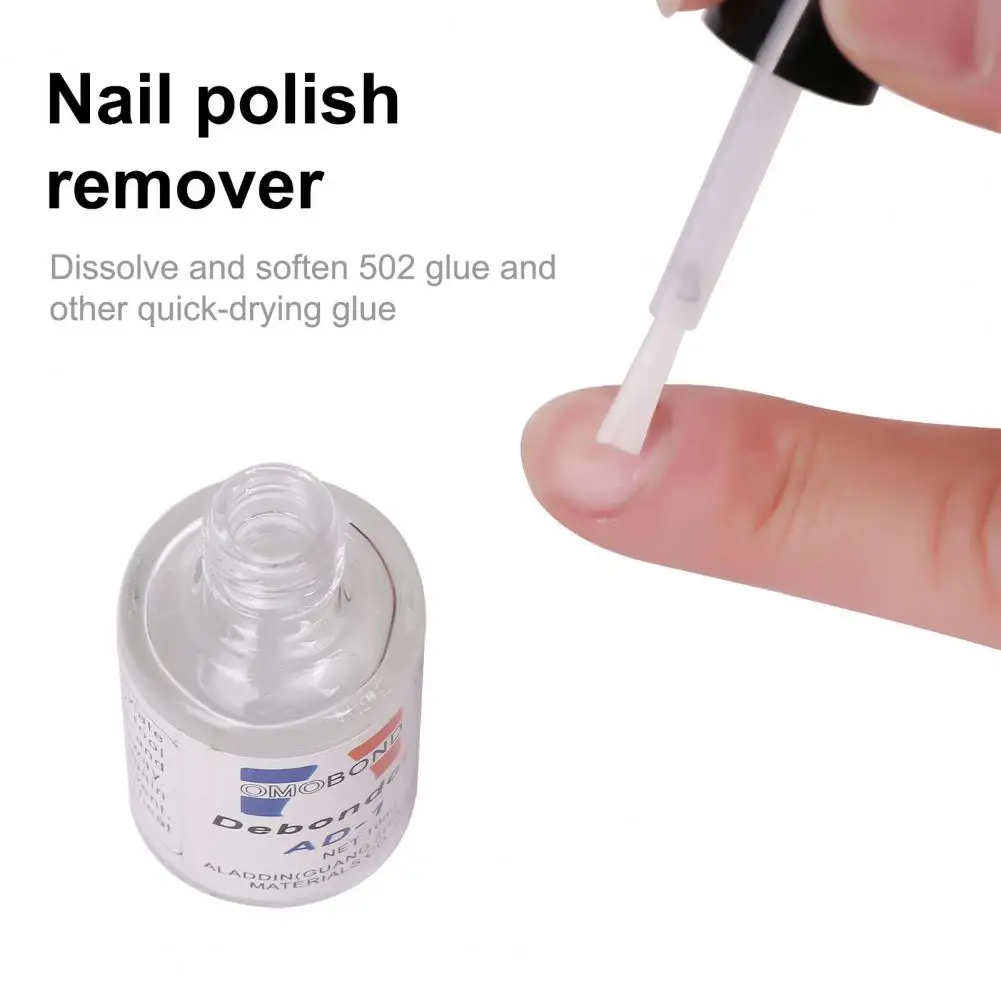 Useful Simple Operation Compact Delicate Makeup Fingernail Polish Glue Debonding Agent Nail Remover Glue Effective