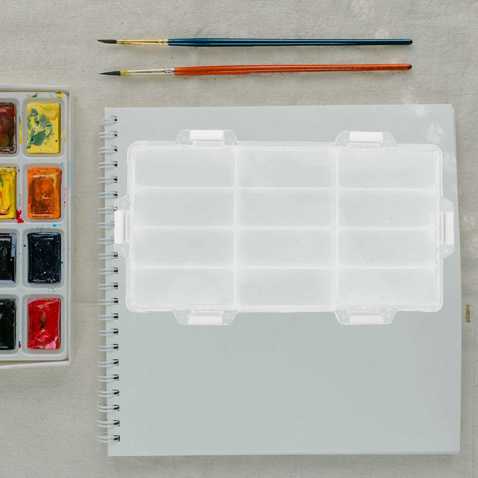 

Art Paint Box Set 24 Colors Non Toxic Washable Art Supplies for Kids and Adults Perfect for School Home Studio