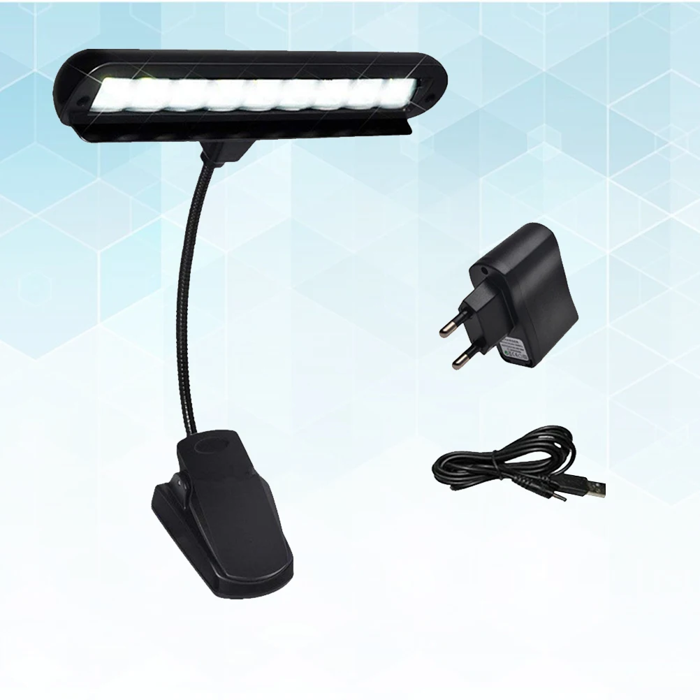 

Portable Eye Lamp Clip Booklight Desk Reading Music St No Dizzy Light Flexible Kids Eye Protection Lamp Night Travel