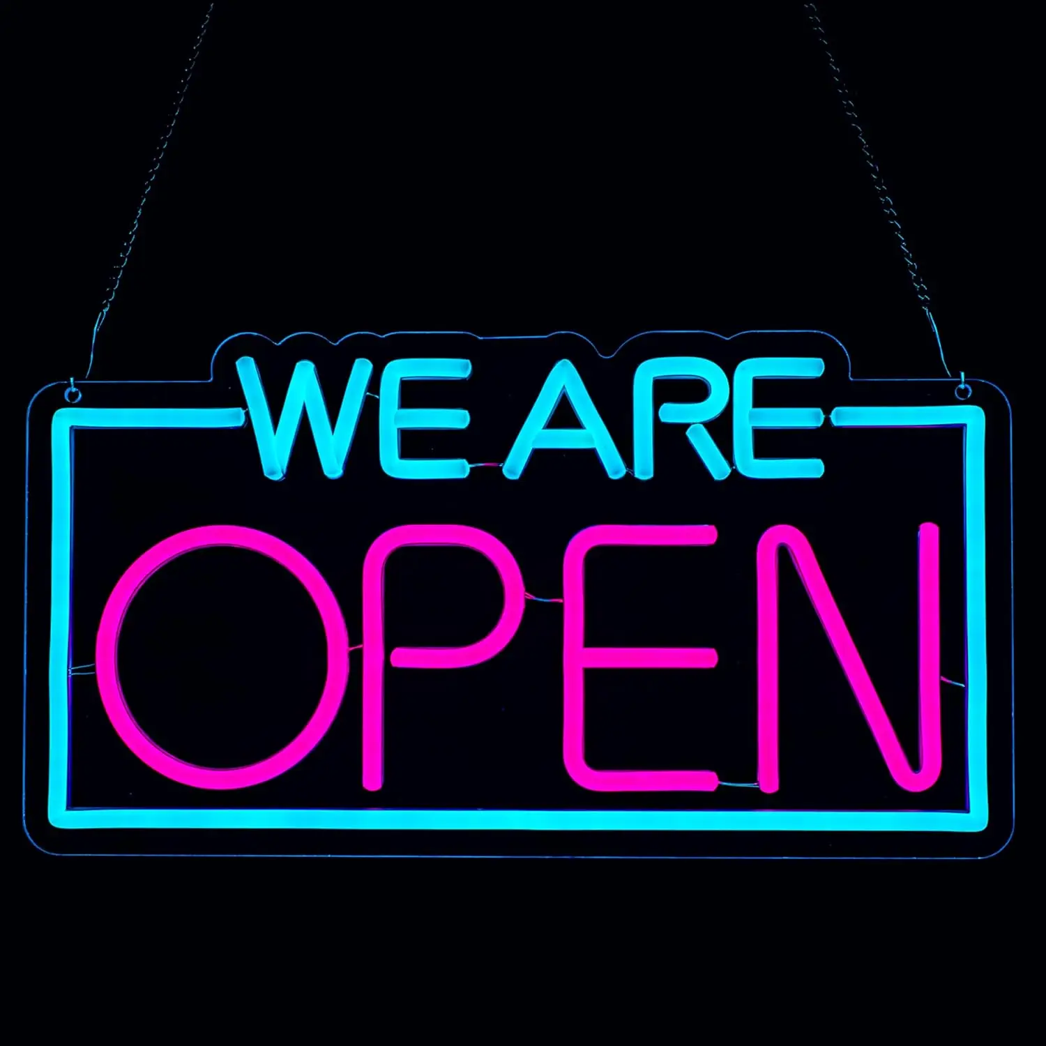 Open Neon Sign USB Dimmable LED Neon Light for Home Karaoke Bar Restaurant Pub Cafe Salon Game Room Business Decoration Gift