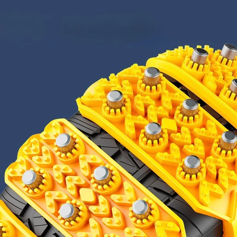 سلسلة إطارات السيارة العالمية المضادة للانزلاق لا حاجة لإطارات السيارات جاك سلاسل الثلج الخارجية ملحقات صيانة التنظيف في حالات الطوارئ