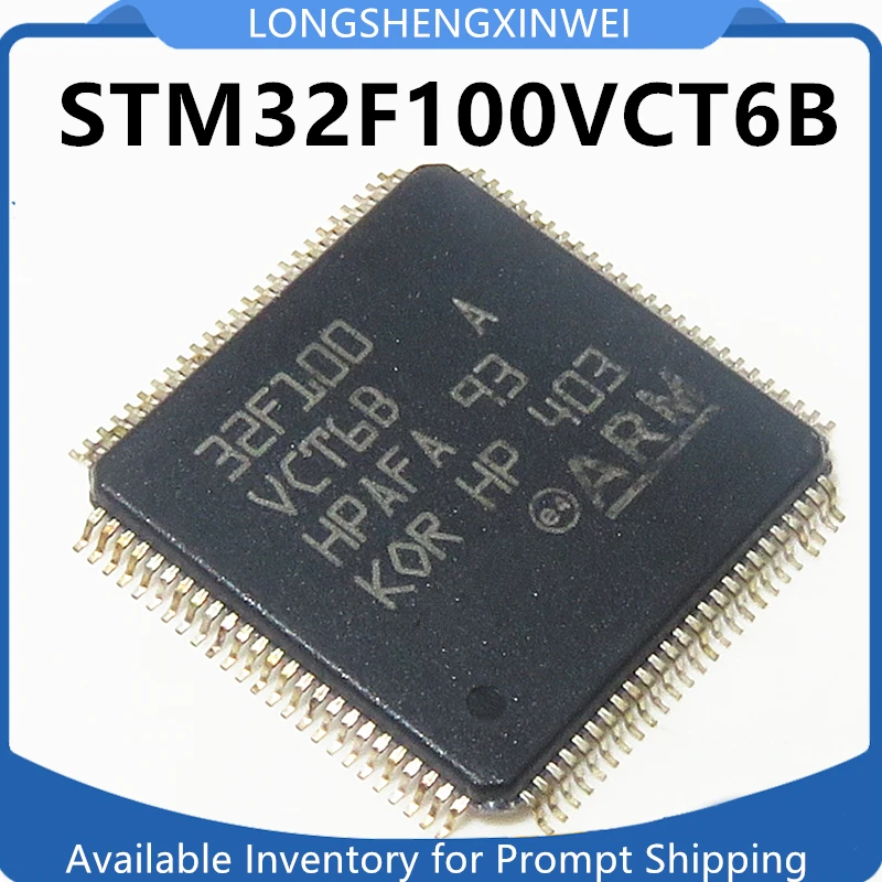 1PCS STM32F100VCT6B STM32F100 32-bit Microcontroller Chip Package LQFP100