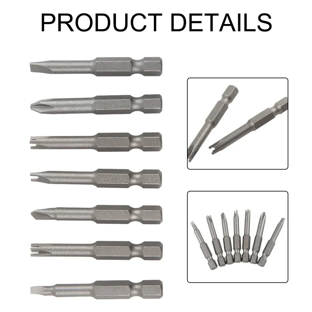 7Pcs Special-shaped Screwdriver Set U-shaped Y Shape Triangle Inner Cross New Three Points Screwdriver Bit Tool