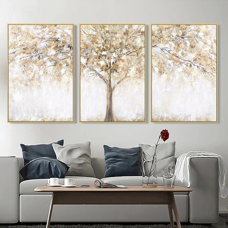 

Abstract Tree Canvas Wall Art Poster Picture Home Decorations Nordic Scandinavian Landscape Interior Paintings Room Decor