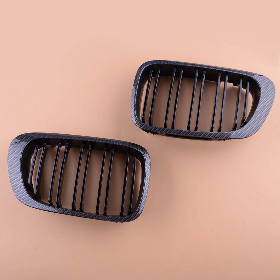 

2 шт. 51138208685 Автомобильная двойная решетка для радиатора для BMW E46 Coupe кабриолета 1999-2002 51138208683 51138208684 51138208686