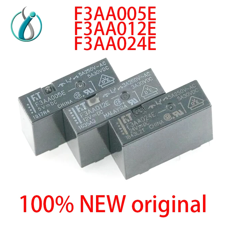 (10pcs)F3AA005E F3AA012E F3AA024E FTR-F3AA05E-HA FTR-F3AA012E-HA FTR-F3AA024E-HA 12V 24V DIP4 100% New Chipset