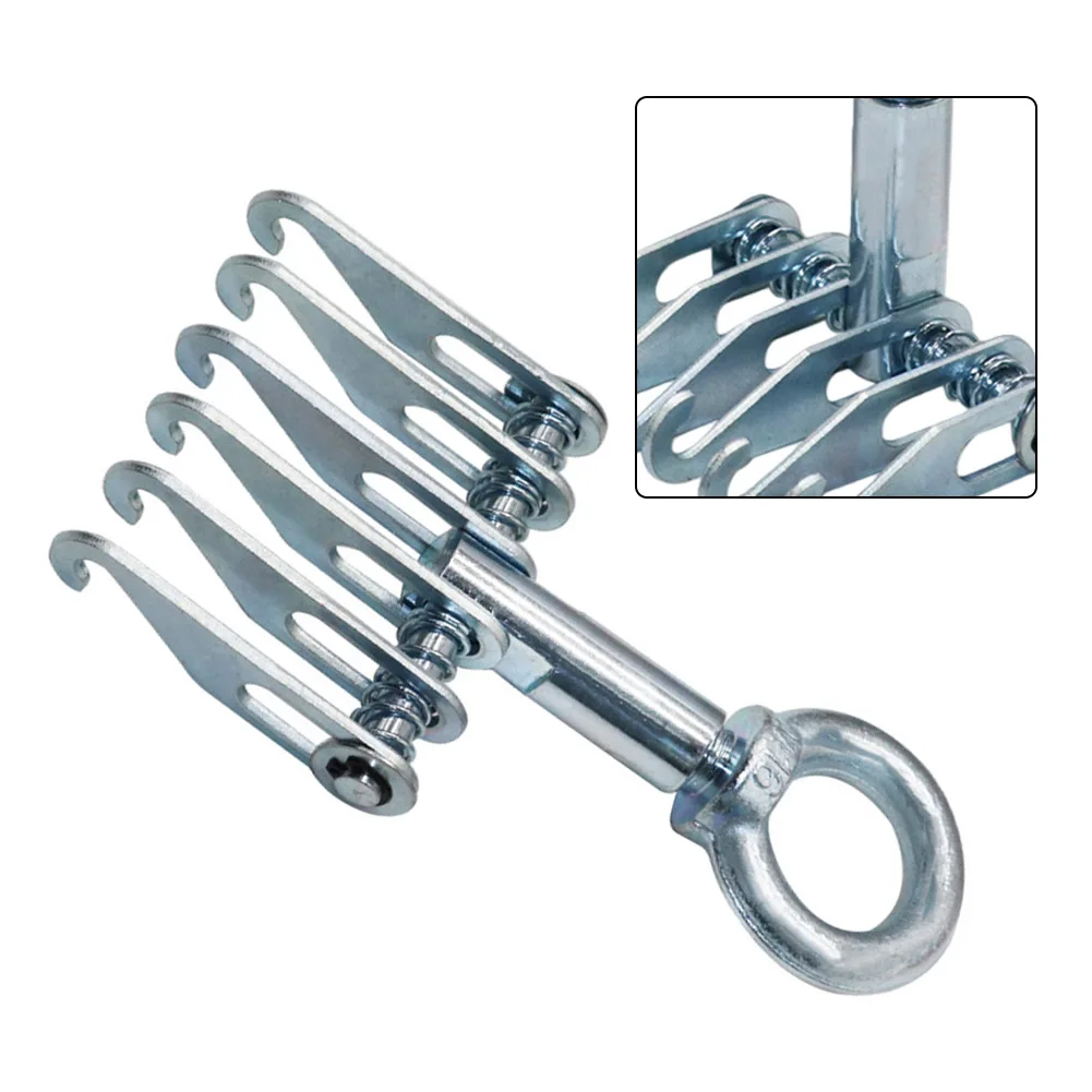 

Car Body Dent Puller Claw Hook Metal 6 Finger Car Body Dent Puller Claw Hook With Lifting Rings For Slide Hammer Tool Repair