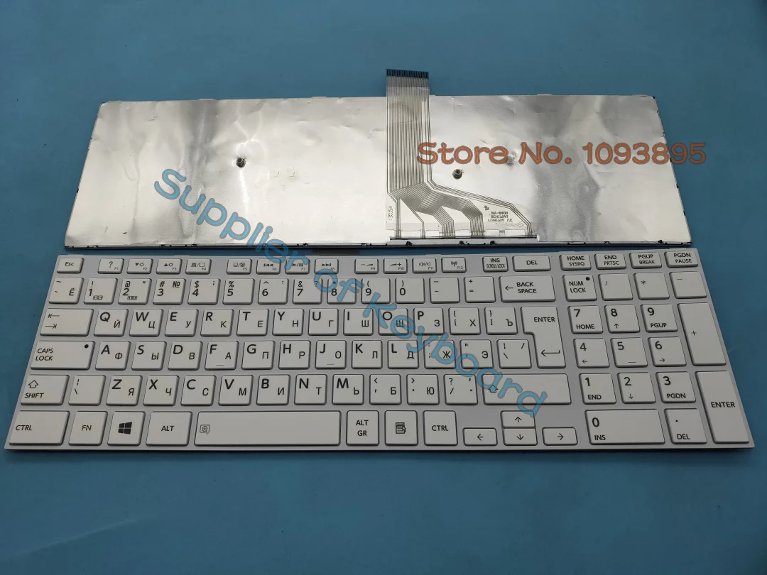 NEW Russian Keyboard For Toshiba Satellite S50-A S55-A L50-A L55-A L70-A C70-A C75-A U50-A U50D-A U50DT-A Laptop White/Black