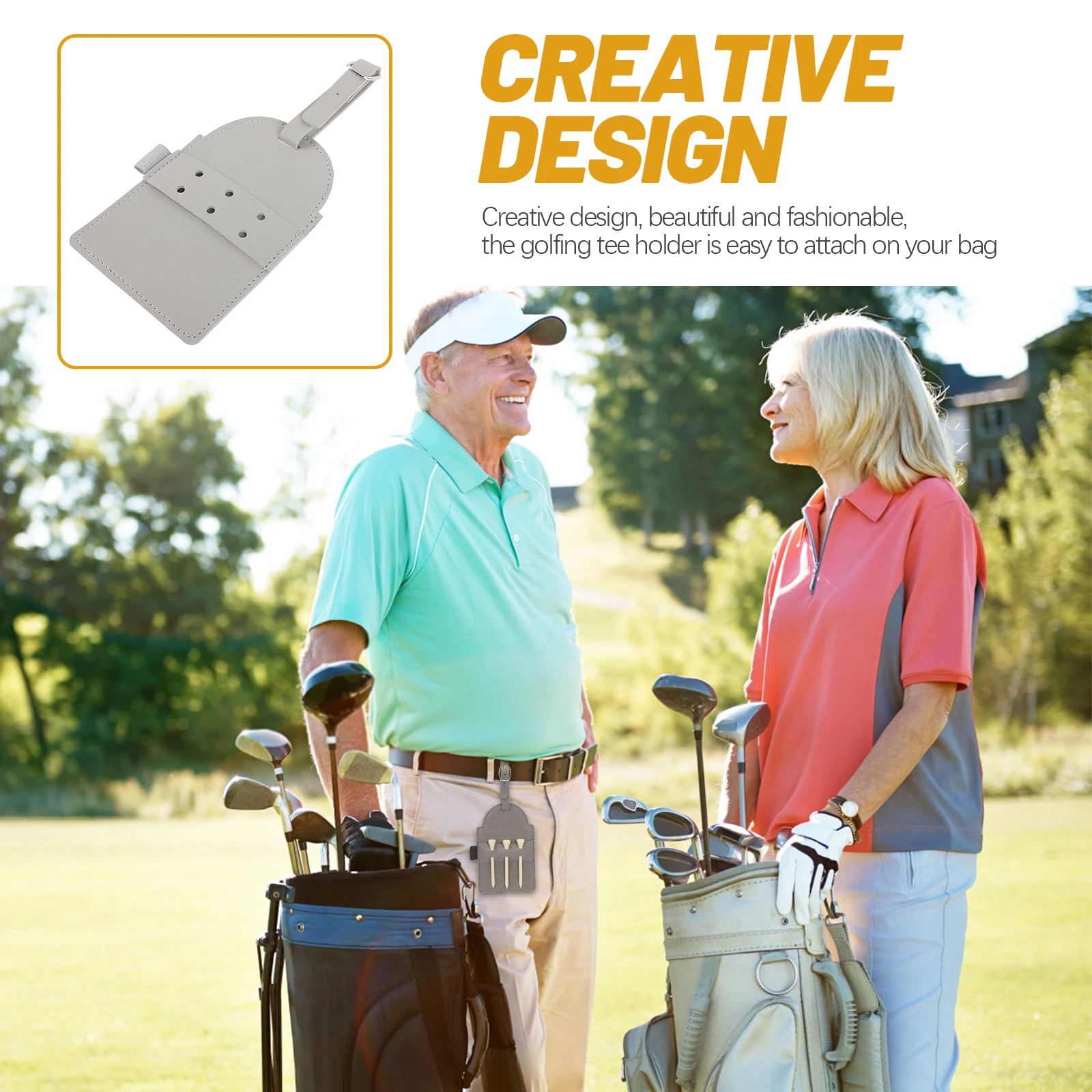 حامل تي شيرت جولف متين ومحمول للرجال، ملحق جولف مدمج، مستلزمات جولف خفيفة الوزن، حامل تي شيرت من البولي يوريثان