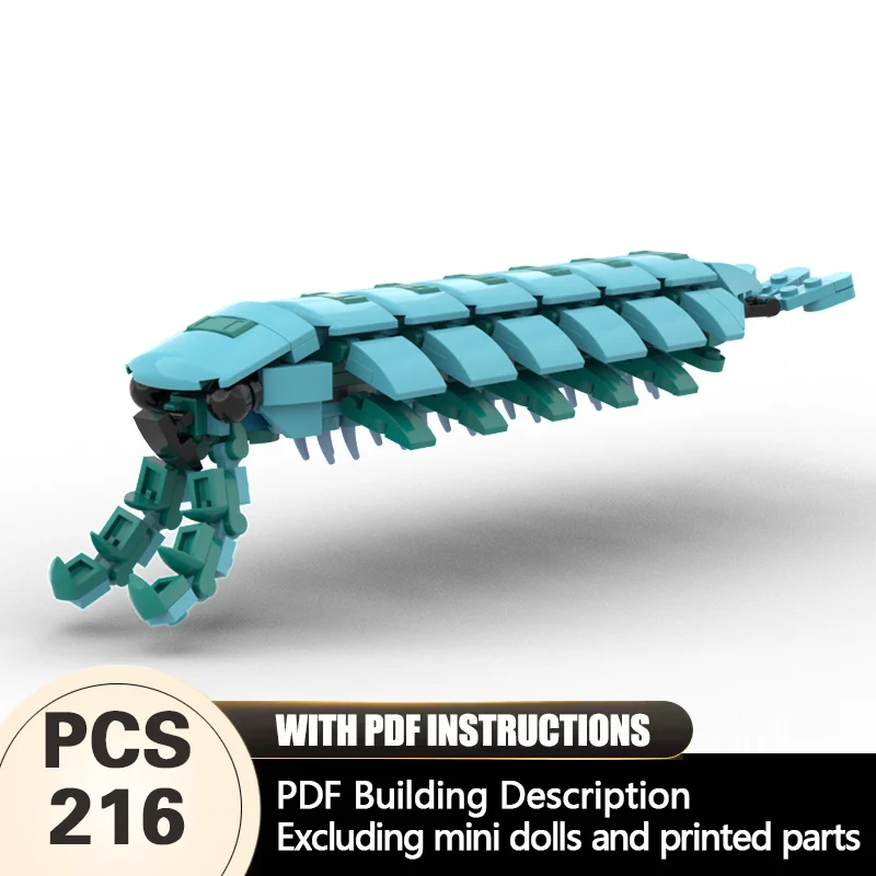 

Creators Animal Series Model MOC Building Bricks Kylinxia Zhangi Modular Technology Gifts Holiday Assemble Children Toys Suit
