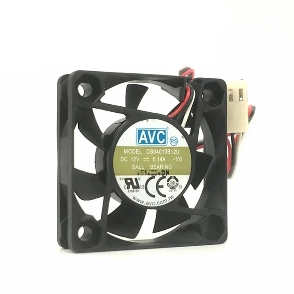 

+New for AVC DS04010B12U 4010 dual ball-bearing 12V 0.14A 4cm 40X40X10MM 5,500RPM 28.18CFM CPU axial cooling fan