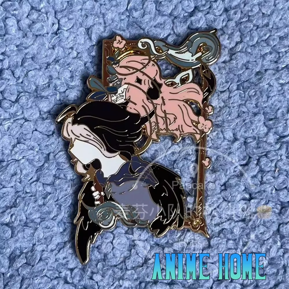 

Game Niki Nihachi Enamel Metal Badge Brooch Pin Collection Cosplay Original Friend Kids Gift M