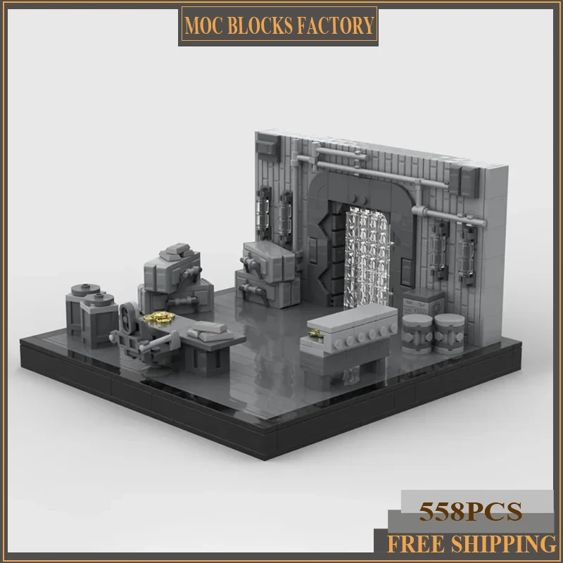 Moc Building Blocks Science Fiction Scene Star Movie Return of the Mandaloed Model Bricks DIY Toys For Kids Children